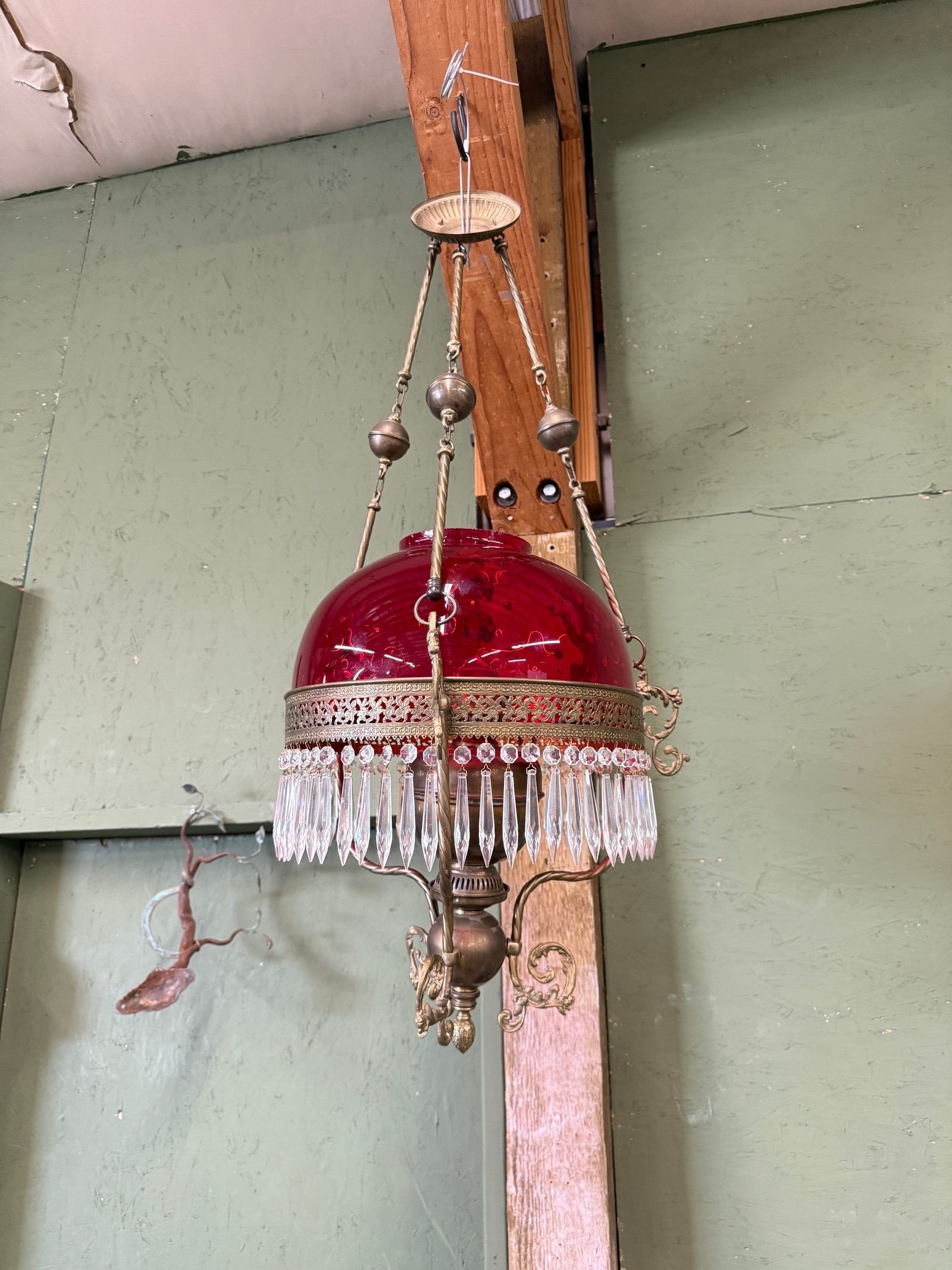 Brass Parlor Lamp